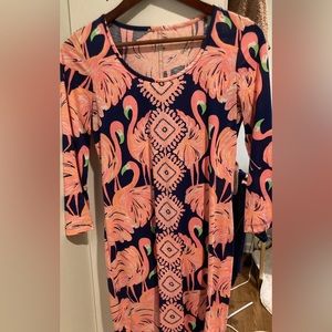 lilly pulitzer t shirt dress Size XS Flamingo Print
